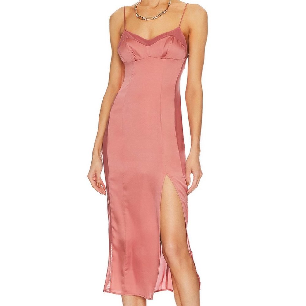 Free People City Cool Midi Slip Canyon Clay